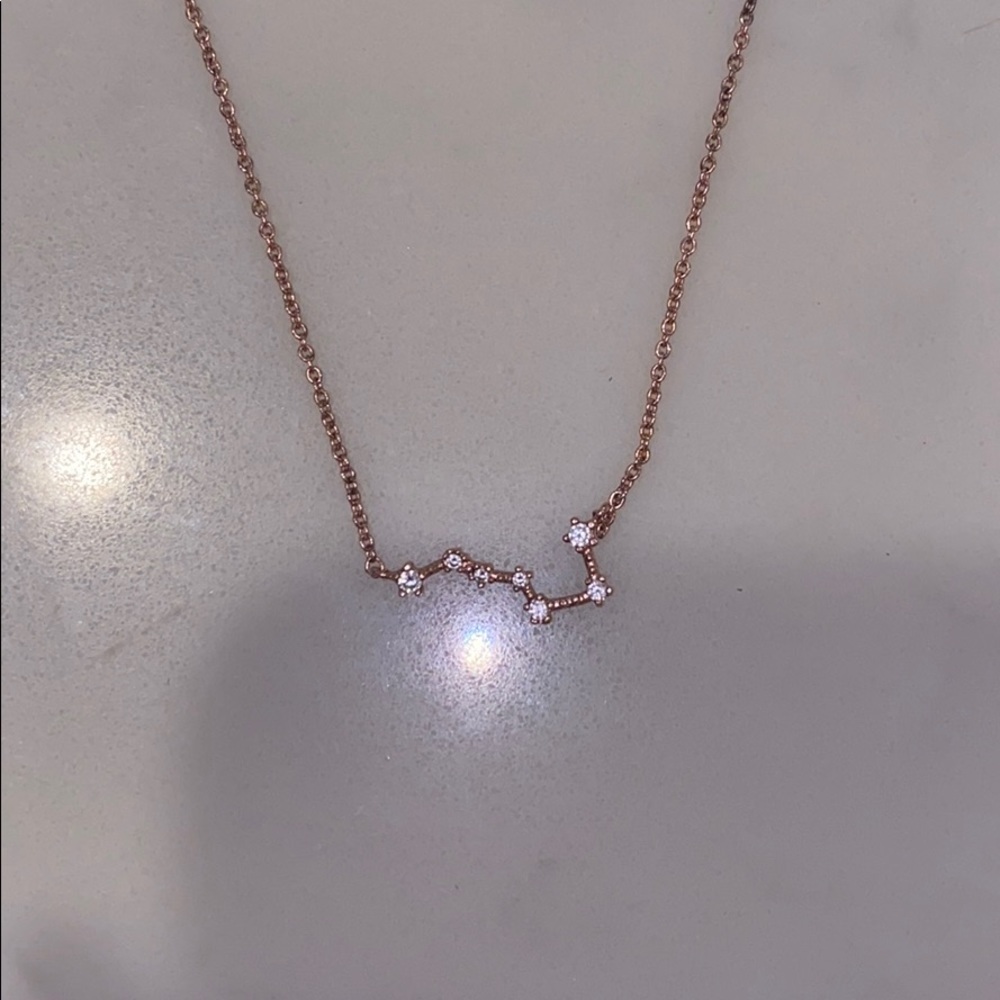 Galaxy themed necklace